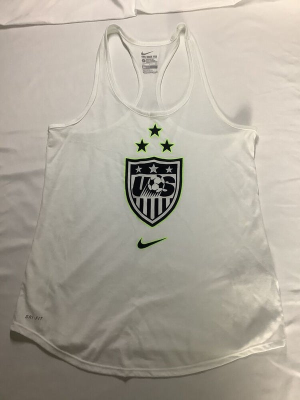 Nike Women's Team (NFL Green Bay Packers) Racerback Tank Top in White, Size: Small | NKYB10A7T-06U