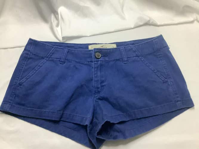 HOLLISTER Low Rise Blue Casual Shorts Women's Size 3 Waist 26 Great Cond Box K