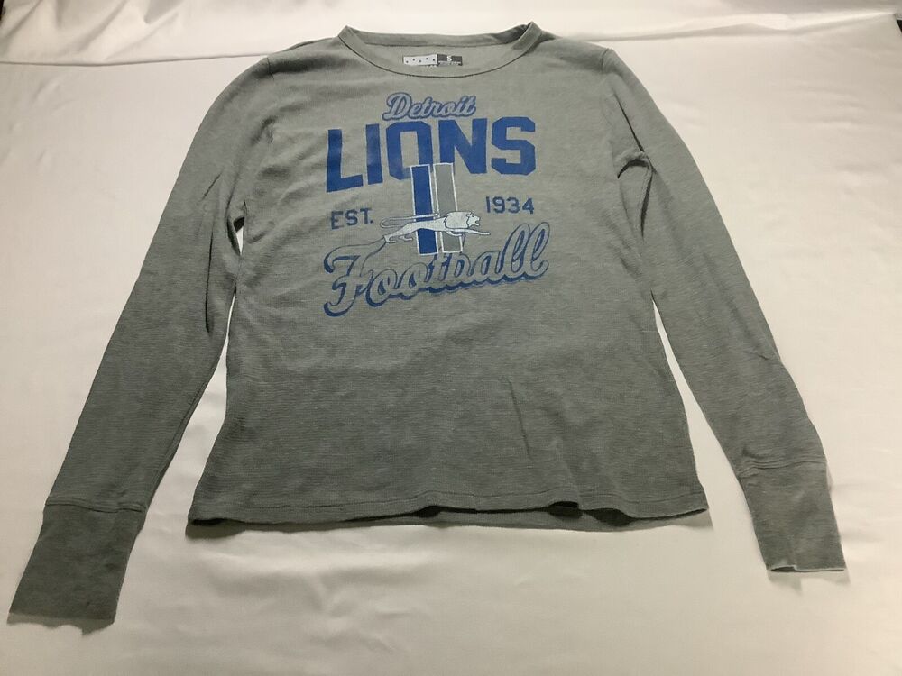 Detroit Lions Women's NFL Team Apparel Est. 1934 Blue Triblend