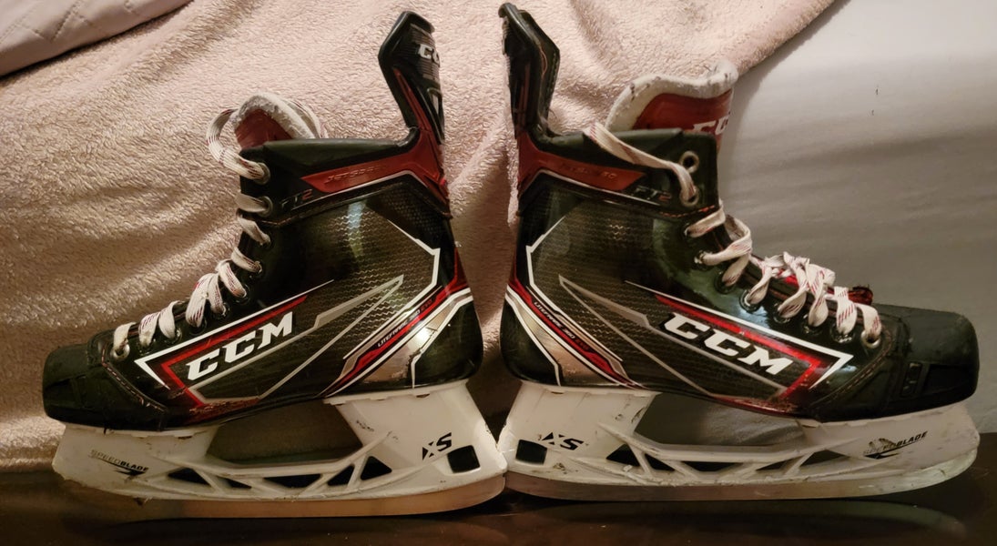 Senior Used CCM JetSpeed FT2 Hockey Skates Regular Width Size 8