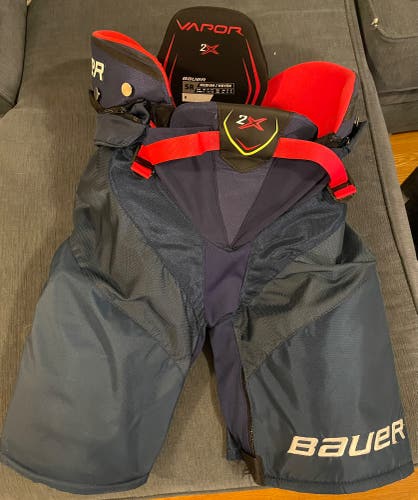 Bauer Vapor 2X Senior Ice Hockey Pants Navy
