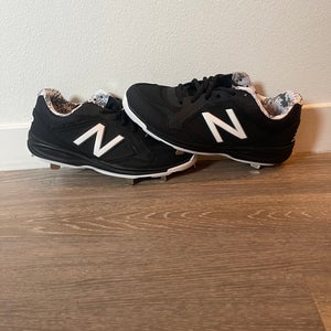 New Balance Revlite Black Metal Baseball Cleats Mens Size 7.5