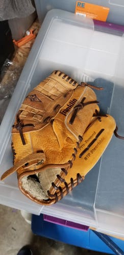 Used Franklin Right Hand Throw Outfield RTP Baseball Glove 13"
