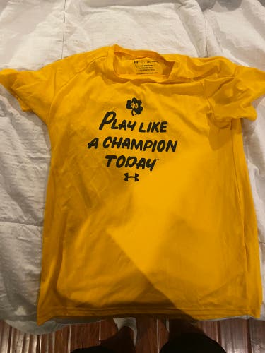 Notre Dame “ Play like a Champion” youth performance tee