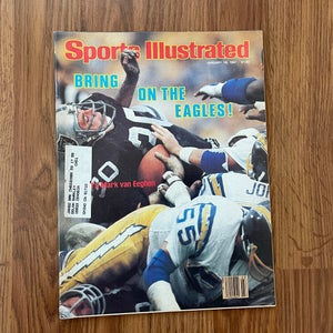 Oakland Raiders Mark Van Eeghen NFL FOOTBALL 1981 Sports Illustrated Magazine!