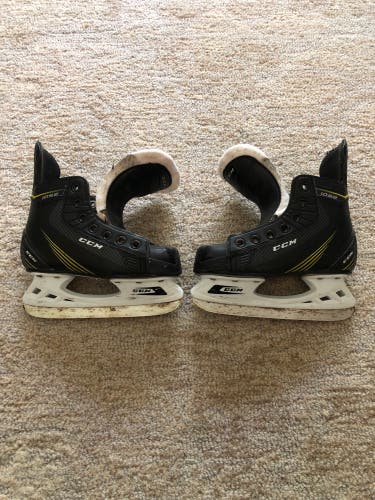 Used CCM Regular Width Size 12 Tacks 1052 Hockey Skates