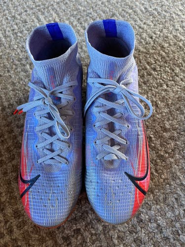 Purple Unisex Molded Cleats Nike Mercurial Superfly 8 Elite FG Cleats