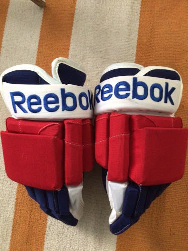 Pro Stock Reebok New York Rangers glove 14” “STY 2”