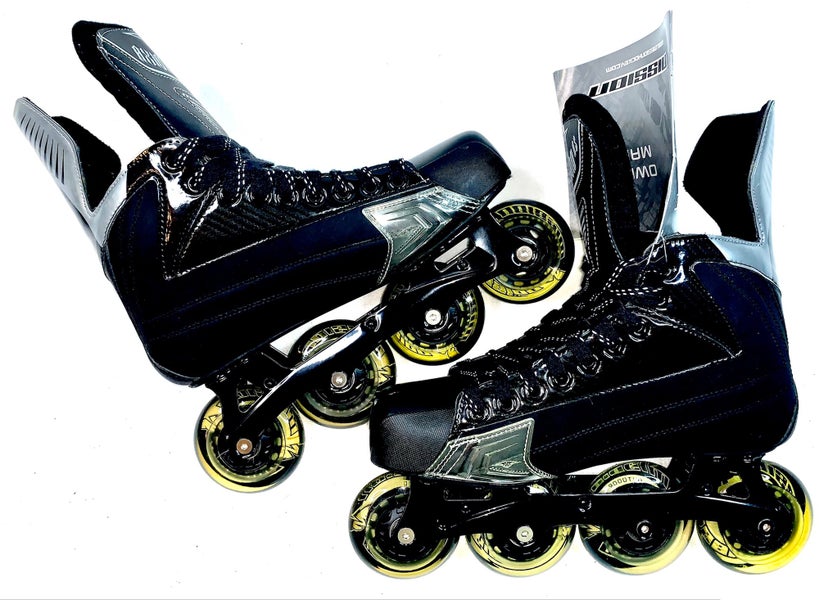 Pantalon de hockey en ligne MISSION Axiom A3 junior moyen 70 100 lbs