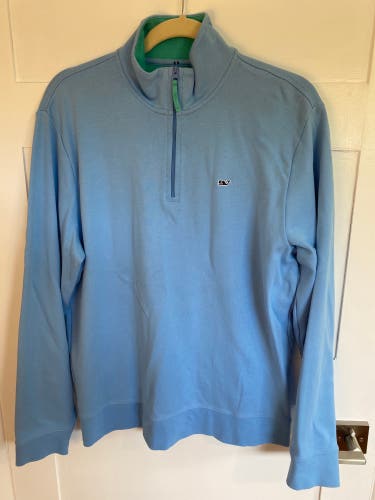 Vintage Vineyard Vines Baby Blue Quarter Zip