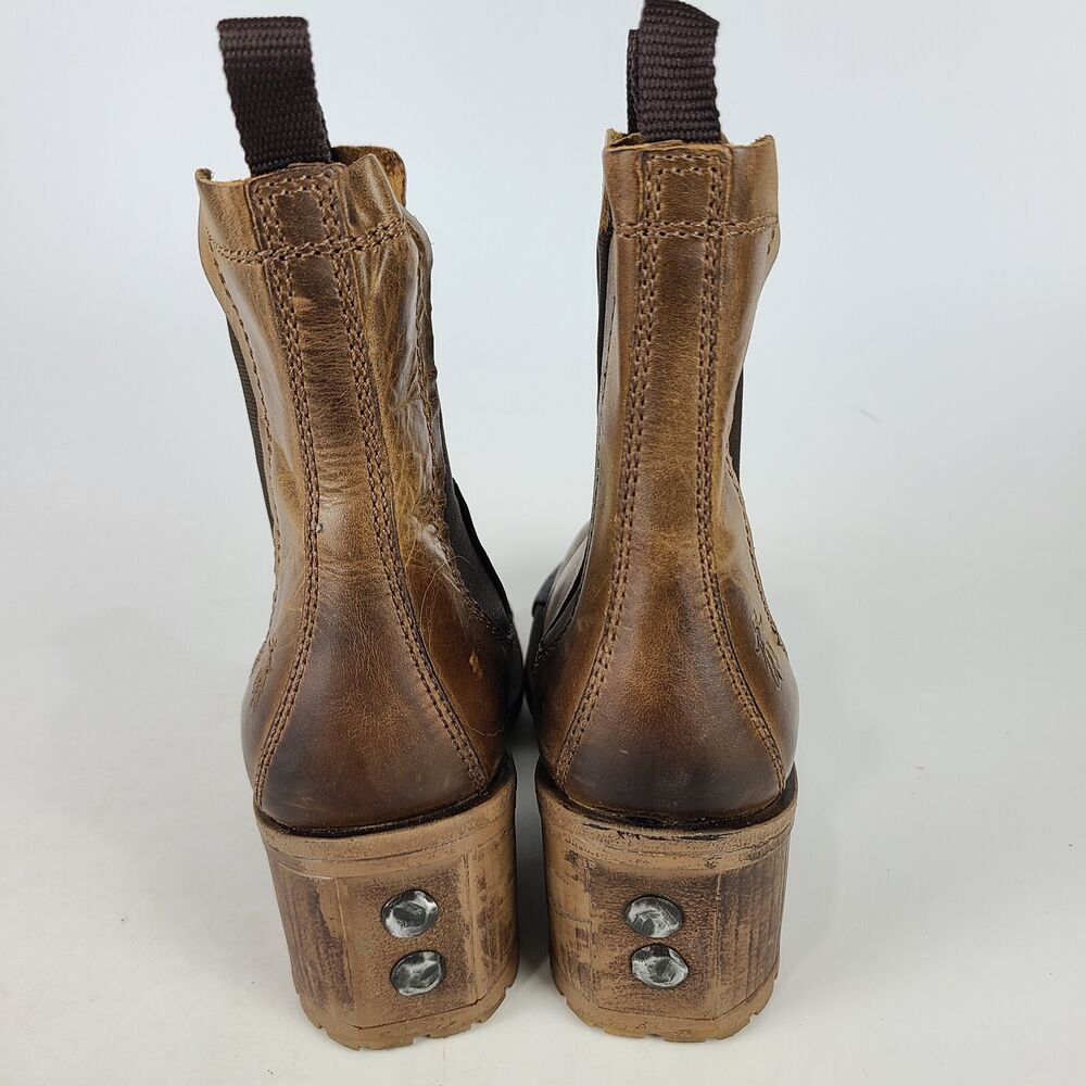 Fly London Luz Saddle Brown Leather 