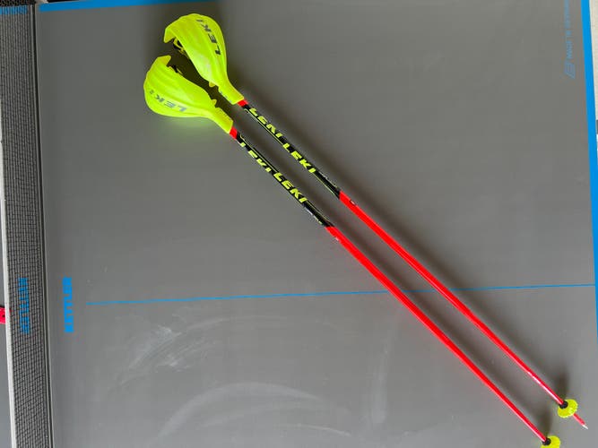 Leki Racing World Cup SL Ski Poles w/ punch covers