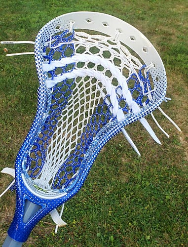 New Reebok 6K Lacrosse Head Strung w/ Semi-Soft Mesh-NO OFFERS NO TRADES