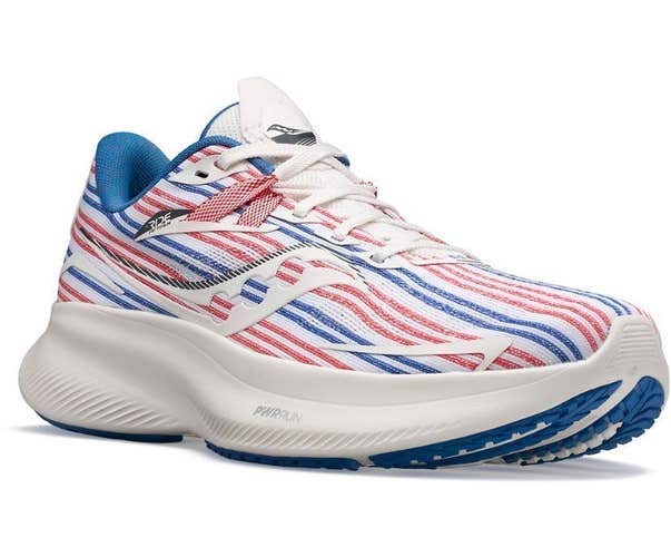 NIB Saucony Ride 15 Banner Special Edition Men's Running Shoes Red White Blue