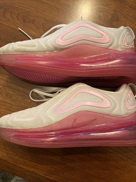 Search engine optimization Periodic throw dust in eyes Nike Air Max 720 Women's 10 Pink Rise White Athletic Running Shoes  AR9293-103 | SidelineSwap