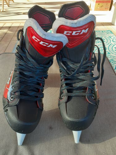 Senior Used CCM JetSpeed Shock Hockey Skates Regular Width Size 9
