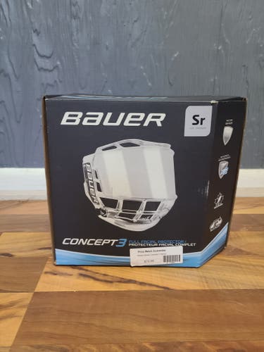 New Bauer Concept 3 Full Shield Full Cage