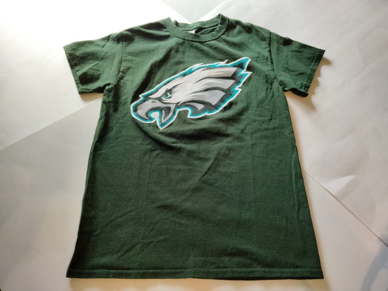 Philadelphia Eagles Small Green Cotton Tee Shirt