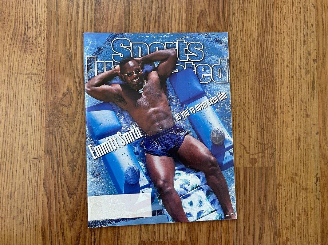 Dallas Cowboys Emmitt Smith NFL FOOTBALL 1996 Sports Illustrated Magazine!