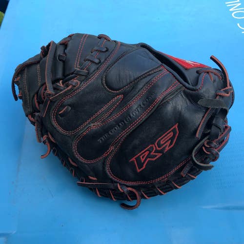 Used Right Hand Throw Rawlings Catcher's R9 Baseball Glove 32"