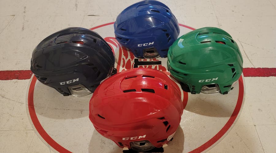 Used Small CCM Resistance 300 Helmet Red