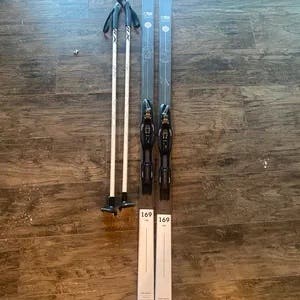 Classic Used Fischer W/Bindings XCountry Skis And Swix Poles