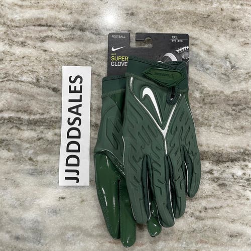 Nike Superbad 6.0 Padded Football Receiver Gloves Green DM0053-360 Size XXL NWT.