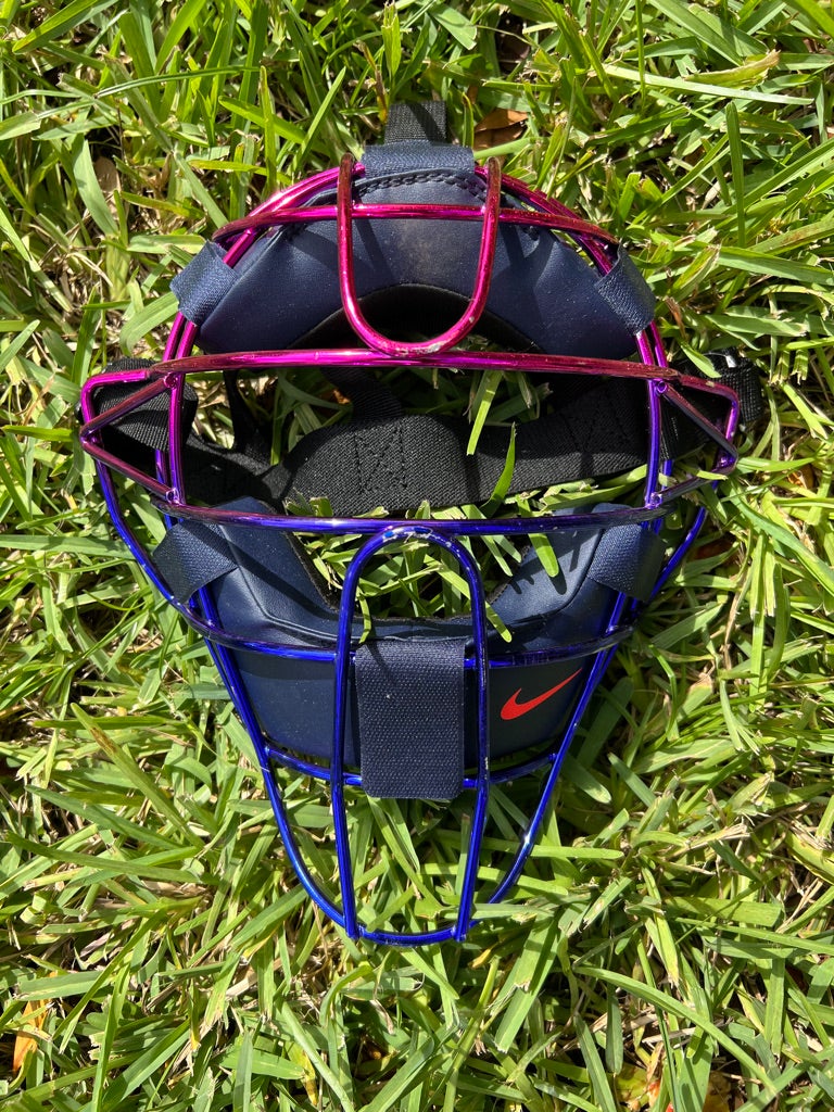 Nike Titanium Catcher's Mask Fourth of July Edition SidelineSwap
