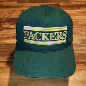 Vintage Rare Green Bay Packers NFL Sports ANNCO Hat Cap Vtg Green Snapback
