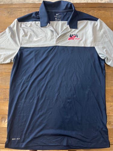 Nike Team USA World Junior Championship Polo DriFit M