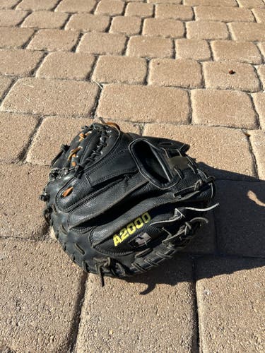 Wilson Catcher's A2000 M1 Baseball Glove 33.5" - Black Super Skin - Right Hand Throw