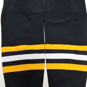 NEW PITTSBURGH PENGUINS Reebok Black w/ Yellow Pro Hockey Socks Size XL+