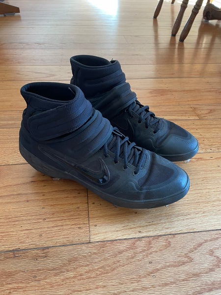 Black Men's Metal High Top Nike Alpha Huarache Elite 2