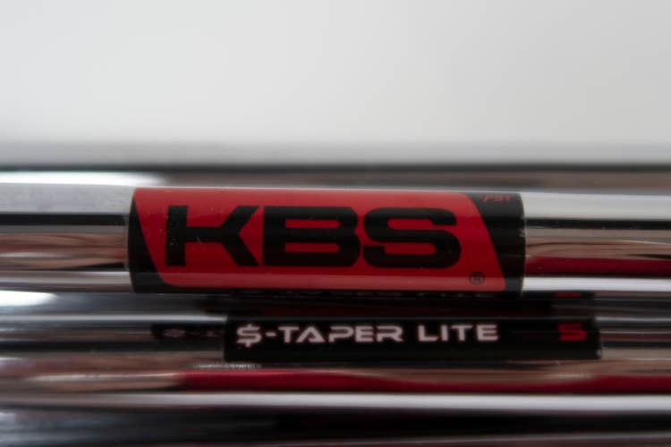 Used KBS $-Taper Lite 115g Stiff Iron Shaft Set (4-PW)