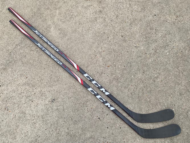 2 PACK CCM JetSpeed FT2 Pro Stock Hockey Stick Grip 75 Flex Left P90 8935