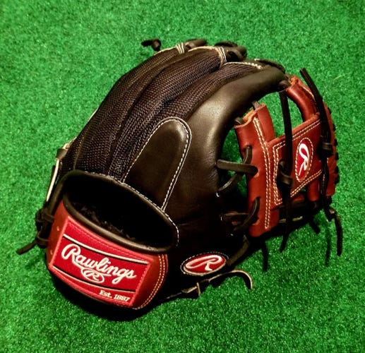 Rare Rawlings Pro Issue Heart of the Hide PROS200-2PMPRO Baseball Infield Glove 11.5"