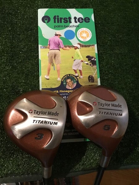 TaylorMade Titanium Woods Set (3W & 5W) Stiff S-90 Plus Graphite