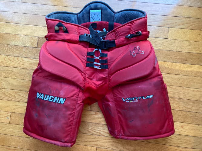Vaughn Ventus SLR Pro goalie pants Senior Small 30" Red