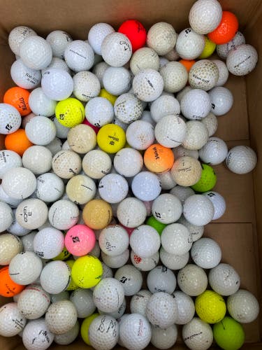 50 Slightly Used golfballs