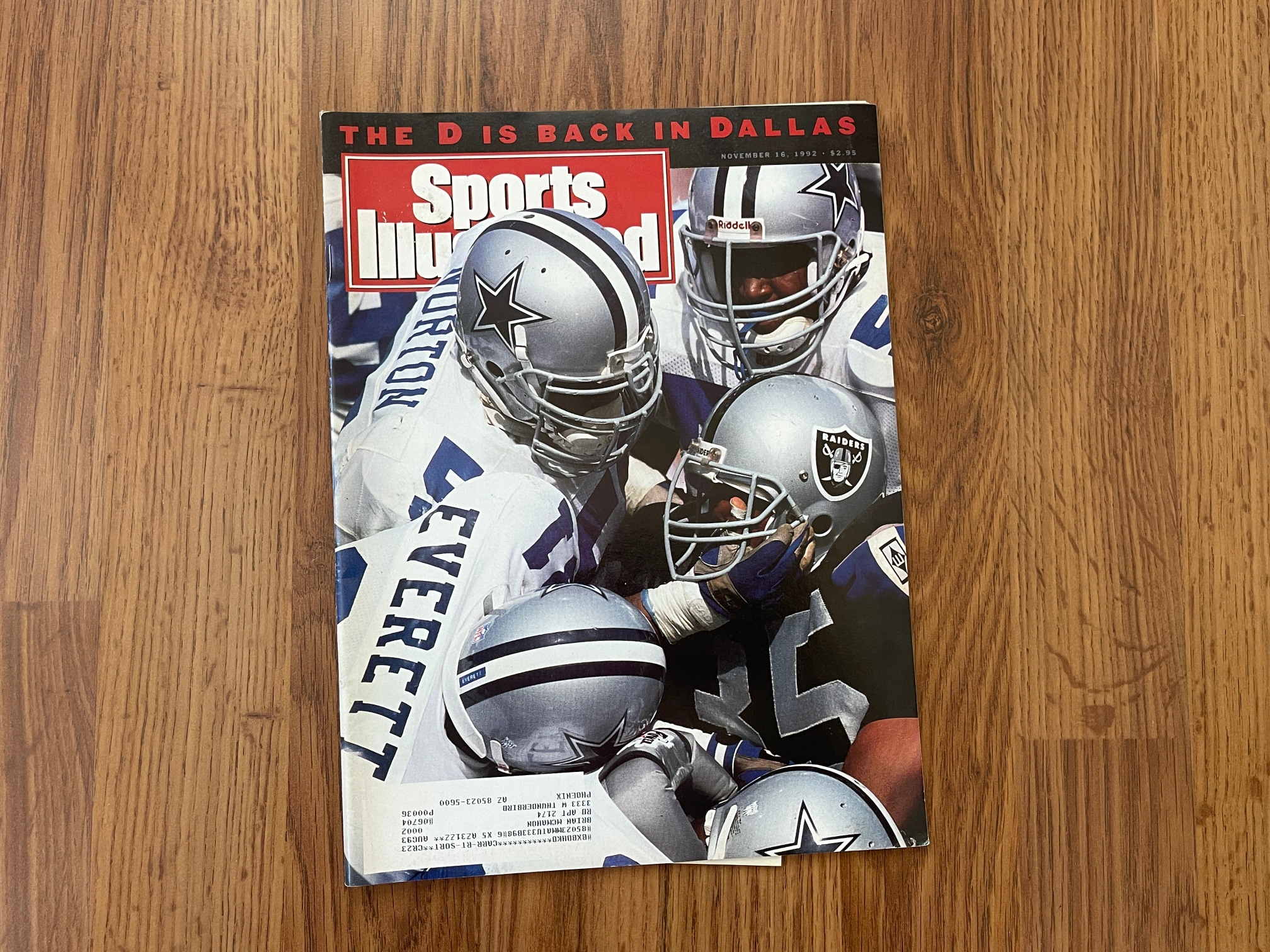 Dallas Cowboys Defense Ken Norton NFL FOOTBALL 1992 Sports Illustrated Magazine!