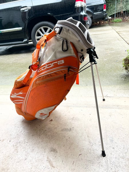 Orange Cobra AMP Golf Bag With 7 Way Dividers