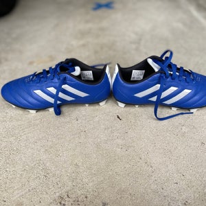 Kids Size 2.5 Blue Unisex Molded Cleats Adidas Goletto VIII Cleats