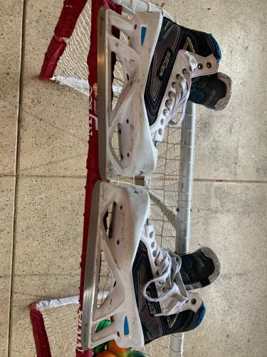 Used Bauer Regular Width  Size 11.5 Reactor 7000 Hockey Goalie Skates
