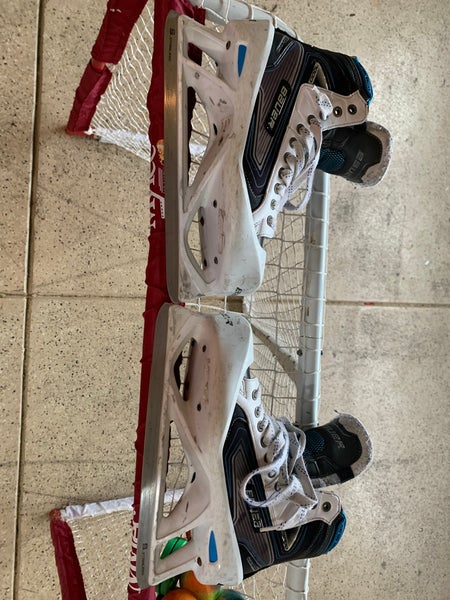 Used Bauer Regular Width Size 11.5 Reactor 7000 Hockey Goalie Skates