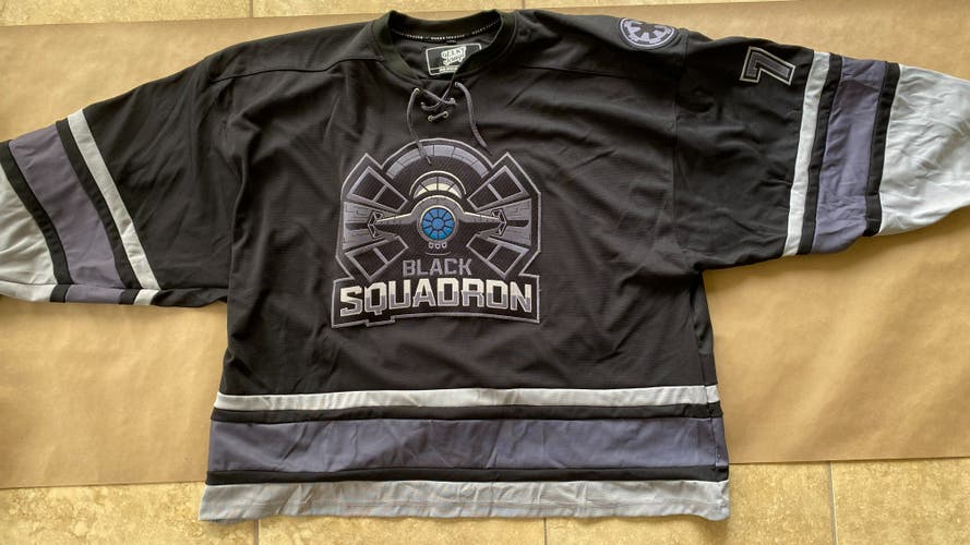 Black Squadron Goal Cut Jersey