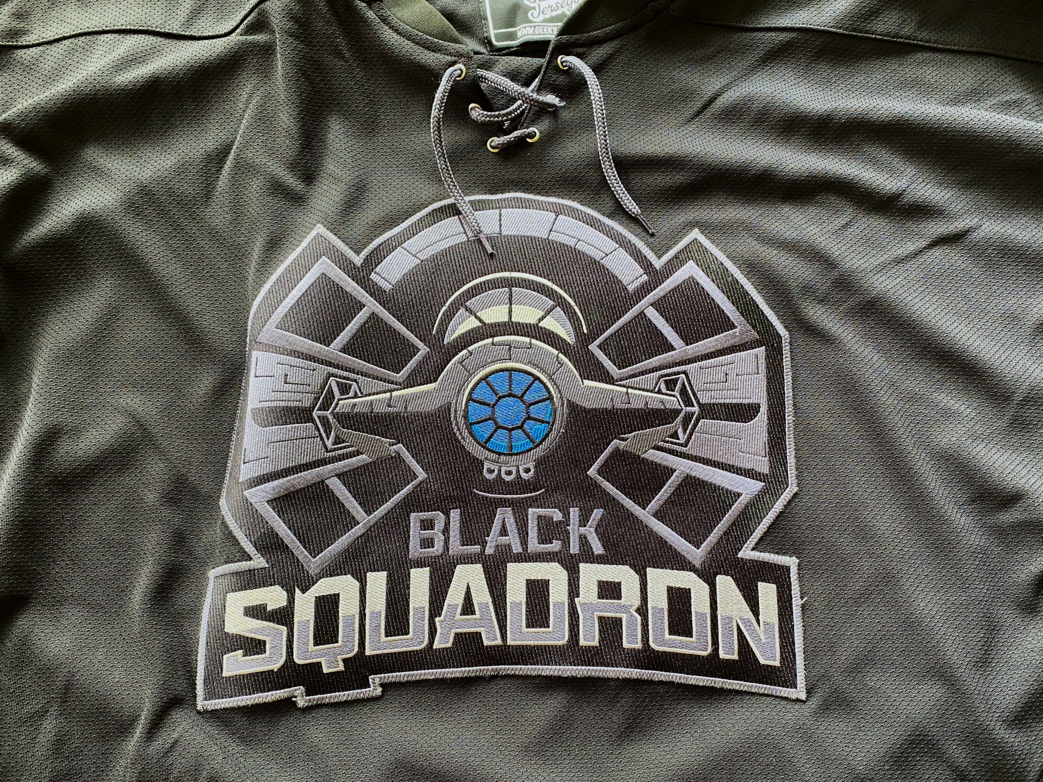 Black Squadron Goal Cut Jersey