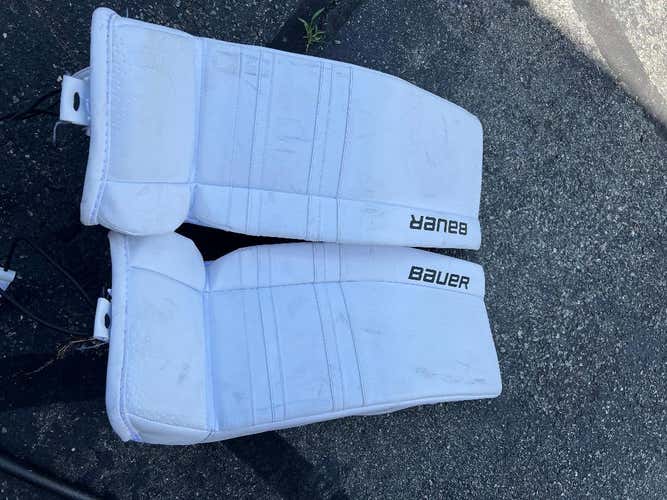 Used 28" Bauer Gsx Goalie Leg Pads