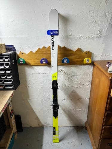 173cm Skis 2022 HEAD Racing World Cup Rebels i.GS RD Team (Jr) W/ Head Flex 11 Bindings Max in 11