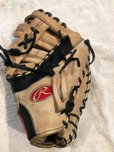 Rawlings First Base 13" Heart of the Hide Baseball Gold Glove