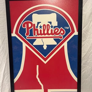 Philadelphia Phillies wooden poster
